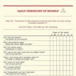 Daily Checklist for Myself