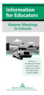 Information for Educators: Alateen Meetings in Schools