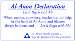 Declaration Card - 'Let it Begin With Me'