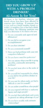 Did You Grow Up with a Problem Drinker?