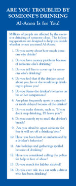 Troubled by Someone's Drinking? (20 Questions)