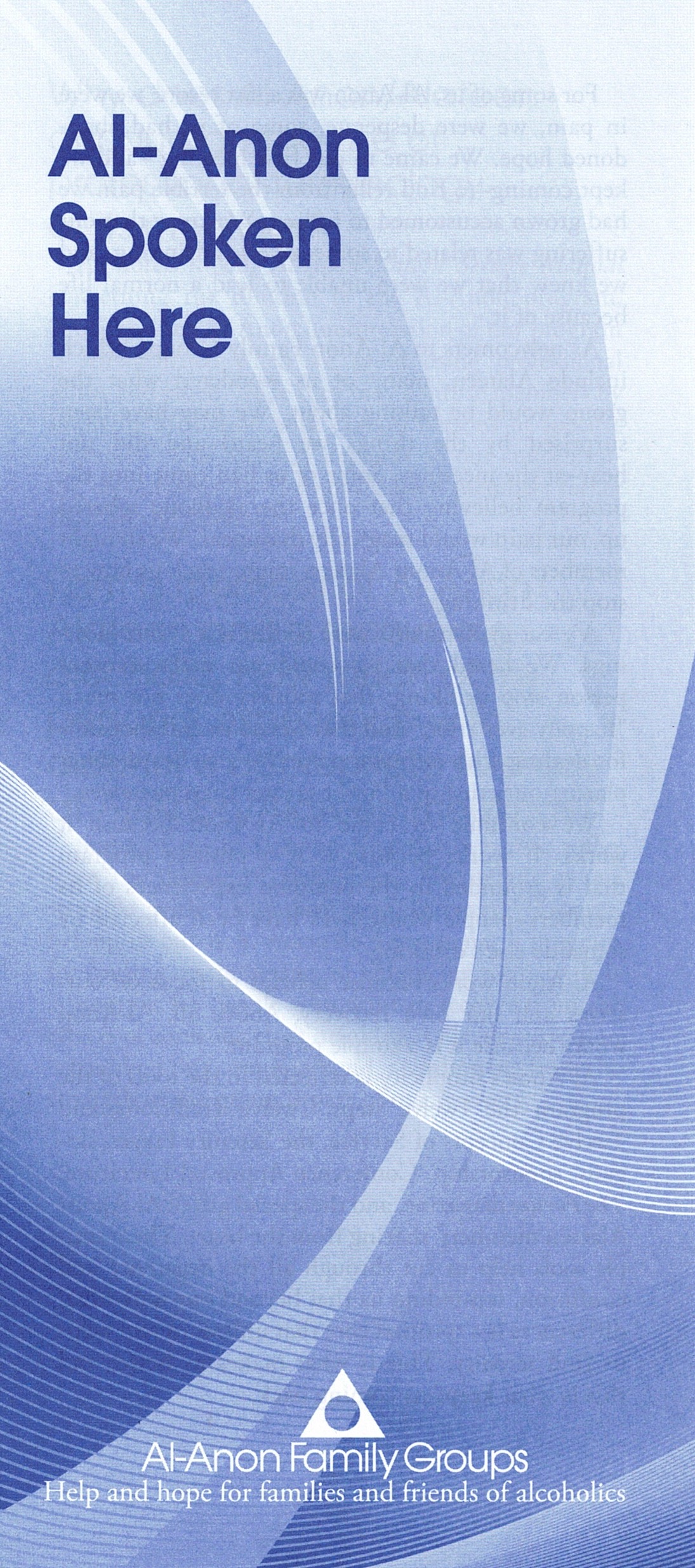 AlAnon Spoken Here AlAnon of Greater Los Angeles