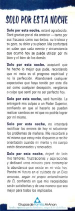 Solo por esta noche (marcador de libro)
